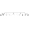 Dog Kennel Black 678.1 ft¬≤ Steel