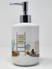 Bernese Mountain Dog Ceramic Soap Dispenser Hand Soap Dispenser Pump Bottles for Bathroom Kitchen, Empty Refillable Liquid Soap Container