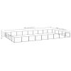 Dog Kennel Black 484.4 ft¬≤ Steel